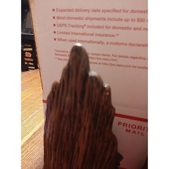 Set 2 Beautiful Ceramic Rustic Santa Bavarian Christmas St Nick 10" Decorations - Picture 4 of 6